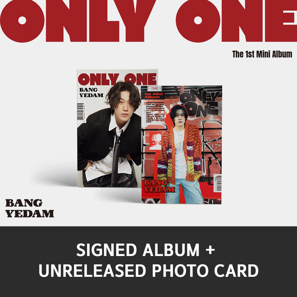 [Signed] BANG YEDAM - 1st MINI ALBUM : ONLY ONE (Random)