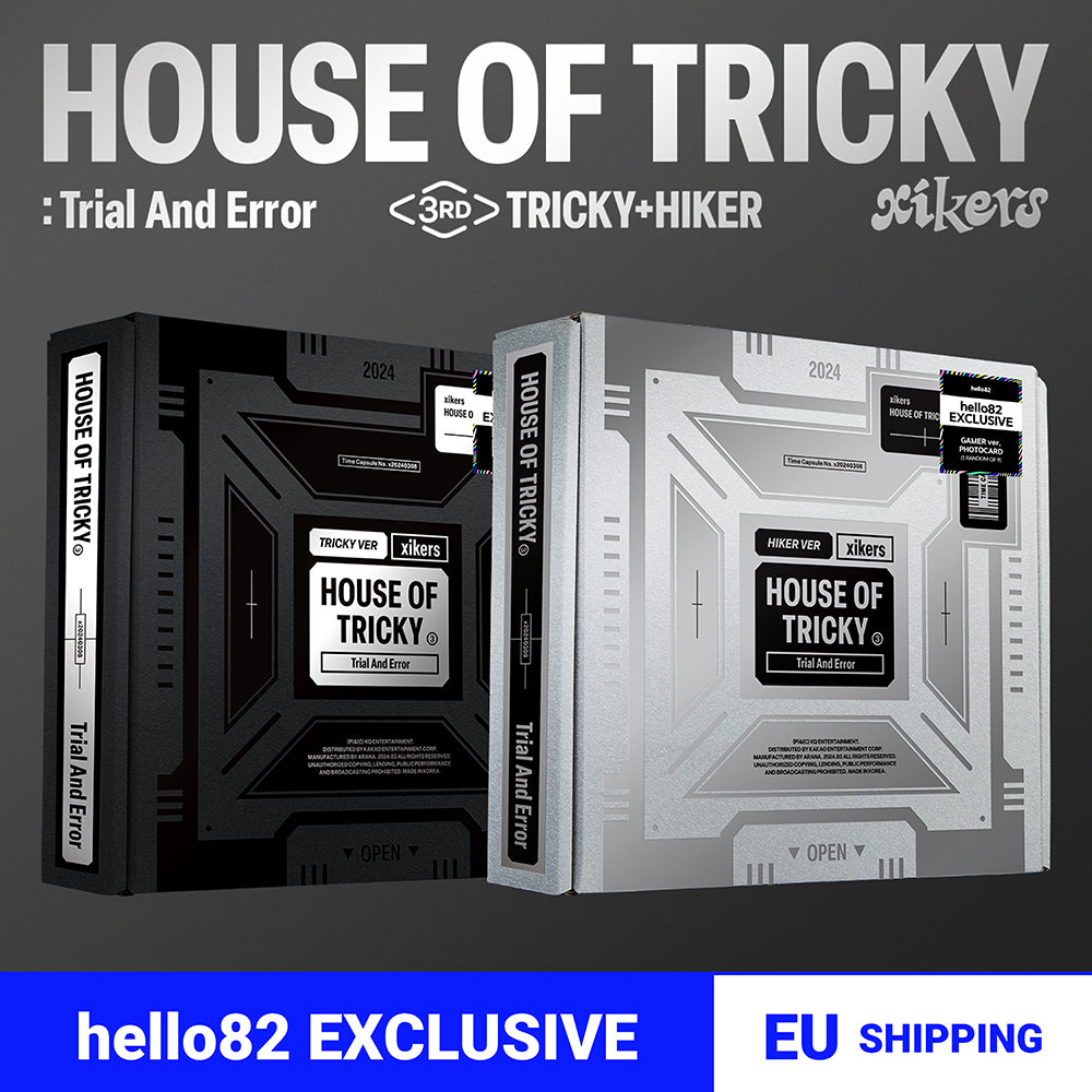 [EU SHIPPING] xikers - HOUSE OF TRICKY : Trial And Error - hello82 Exclusive