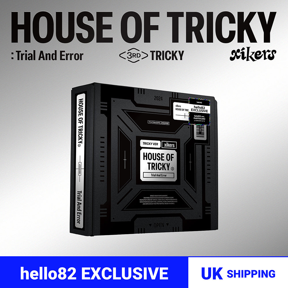 [UK SHIPPING] xikers - HOUSE OF TRICKY : Trial And Error - hello82 Exclusive
