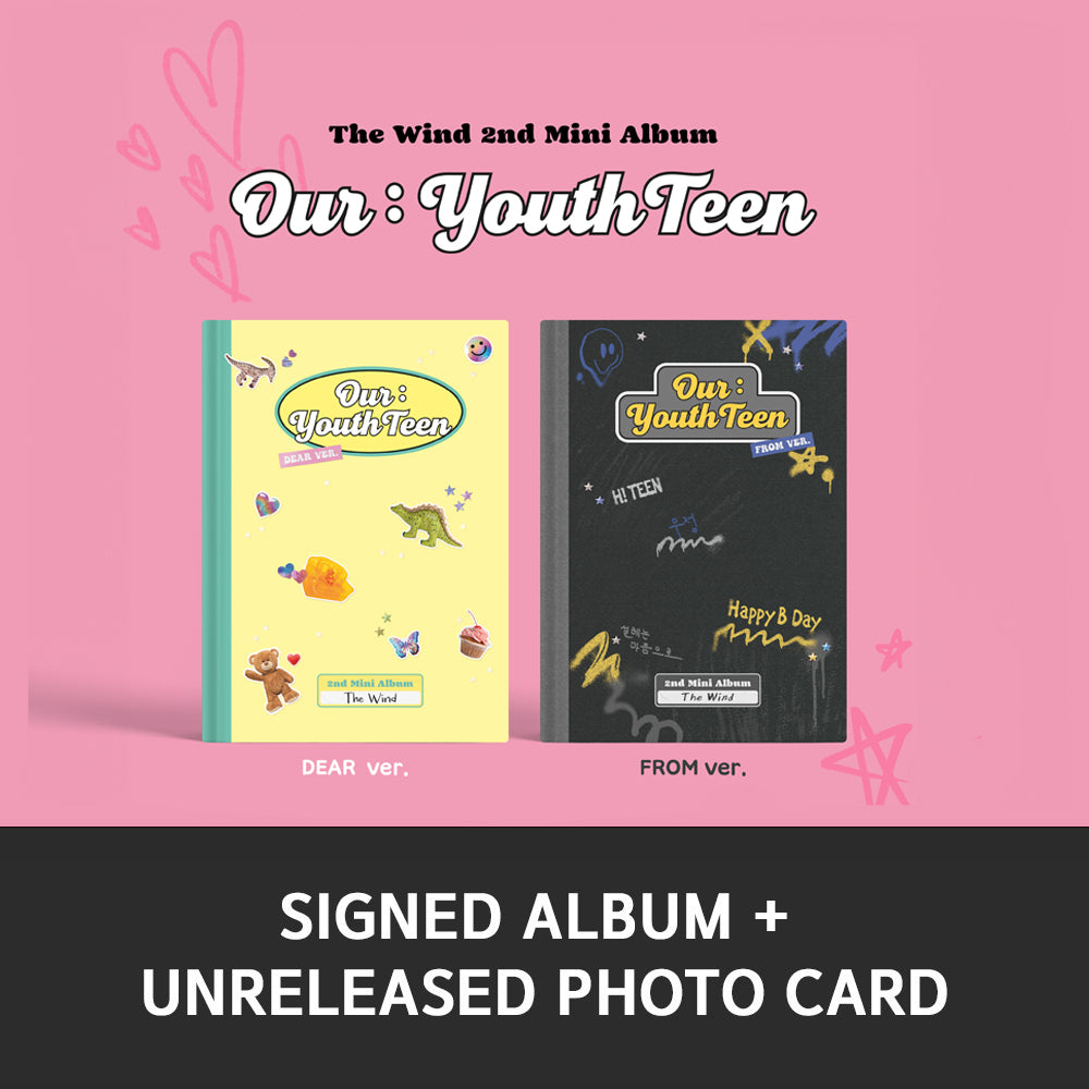 [Signed] The Wind - 2nd MINI ALBUM [Our : YouthTeen] (Random)