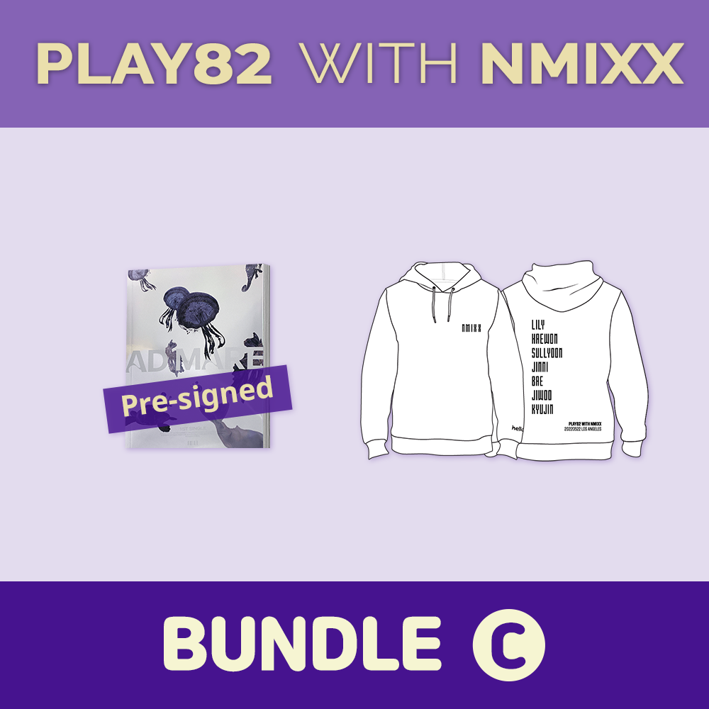 [PLAY82 WITH NMIXX] BUNDLE C (Exclusive Hoodie + Pre-signed Album)