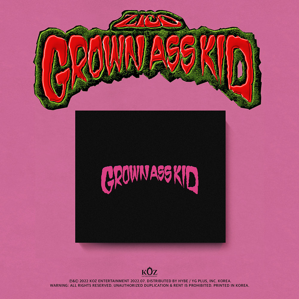 ZICO - 4th MINI ALBUM : Grown Ass Kid [Jewel ver.]