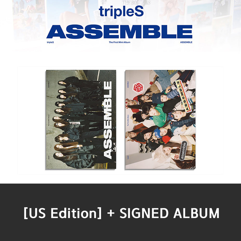 [Signed] tripleS - MINI ALBUM  : ASSEMBLE [US Edition] (Random)