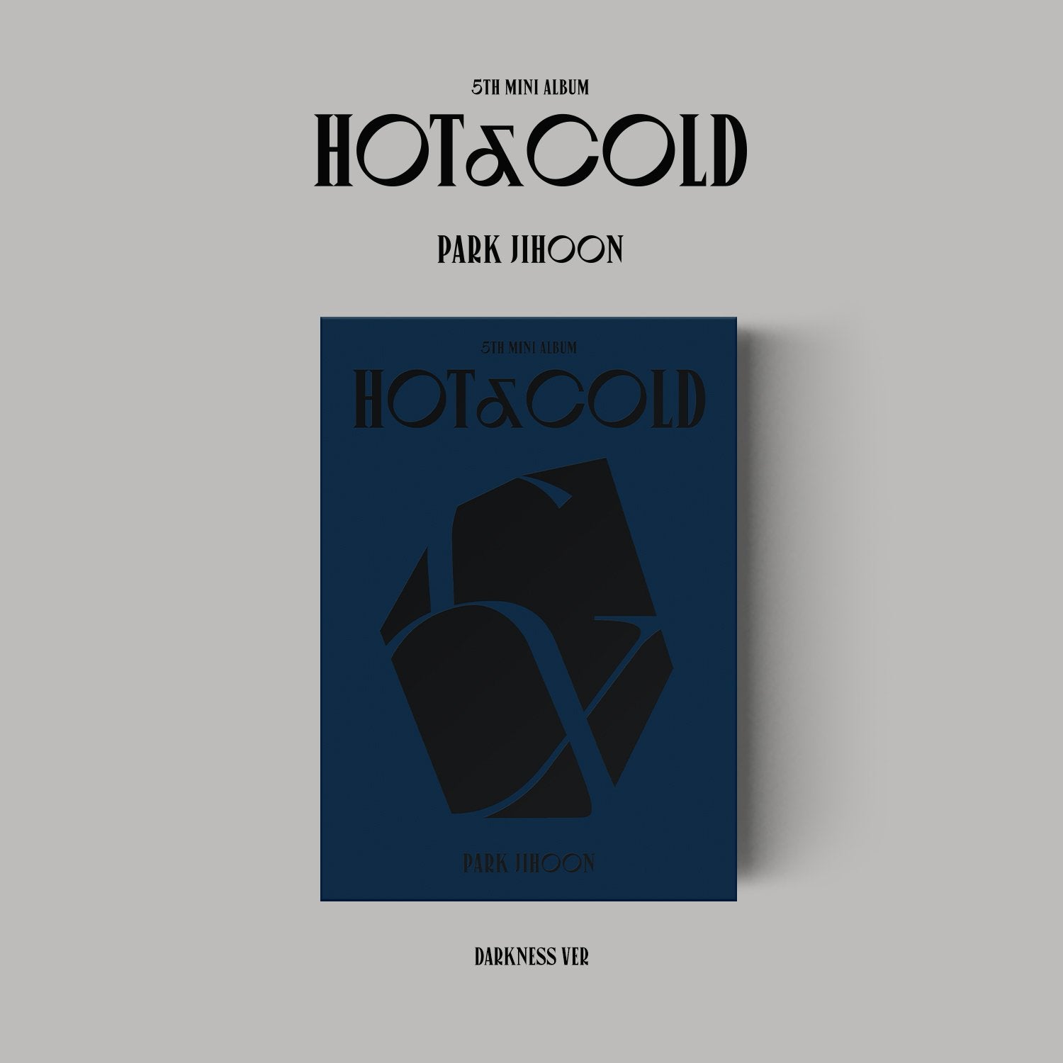 PARK JIHOON 5th MINI ALBUM [HOT&COLD] (Limited / Signed) - DARKNESS VER.