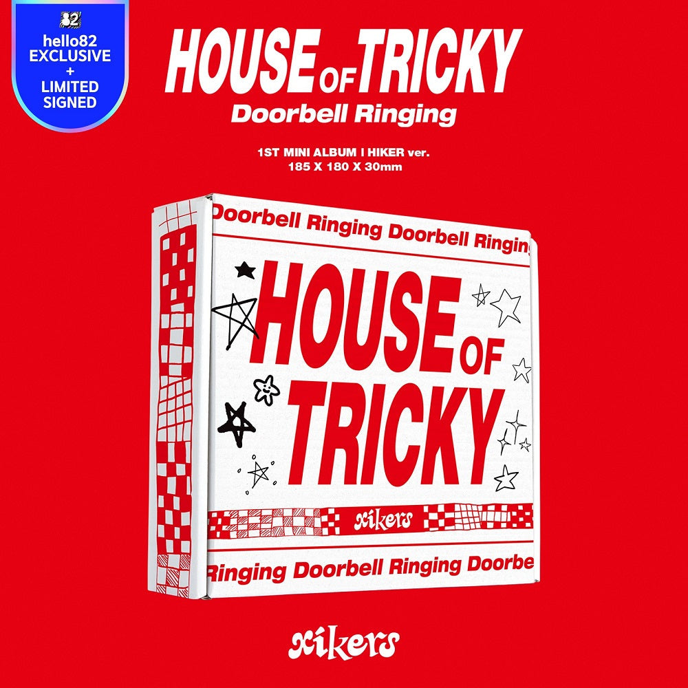 [EUROPE SHIPPING] [Signed] xikers - HOUSE OF TRICKY : Doorbell Ringing - hello82 exclusive - HIKER VER.