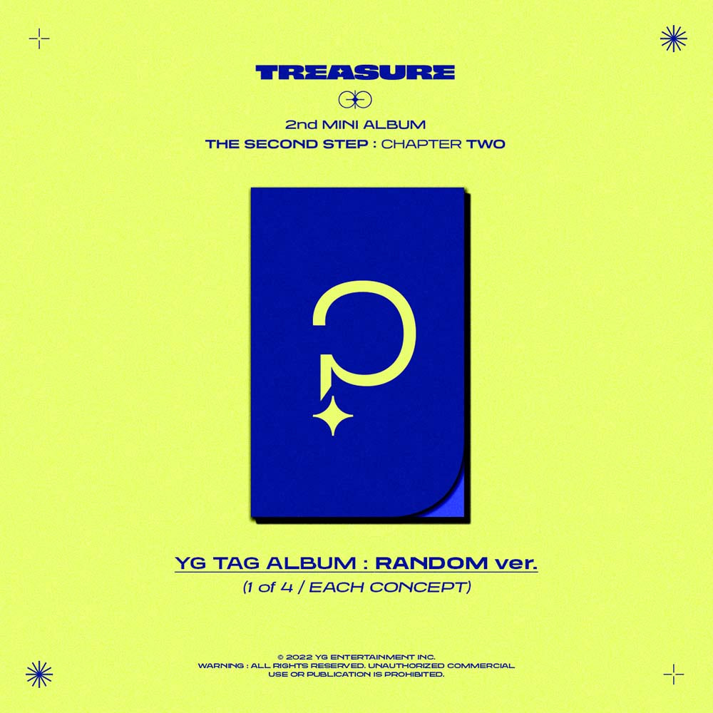 TREASURE - 2nd MINI ALBUM [THE SECOND STEP : CHAPTER TWO][YG TAG ALBUM] (Random)